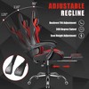 LACOO 2024 Upgraded Faux Leather Massage Gaming Chair with Footrest - 4 of 4