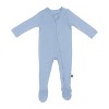 Larkspur Baby Zip Footie in Denim - 2 of 3