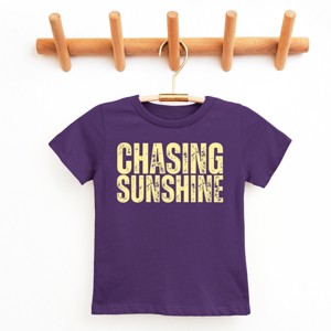 The Juniper Shop Chasing Sunshine Block Distressed Youth Short Sleeve Tee - 1 of 4