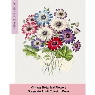 Vintage Botanical Flowers - by  Vintage Revisited Press (Paperback)