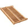 The Lakeside Collection Bamboo Folding Dish Rack with Strainer - 2 of 3