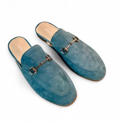 Women's WO'S SUEDE MULES - French Curve