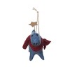 Gallerie II Blue Dinosaur With Scarf Ornament - 2 of 4