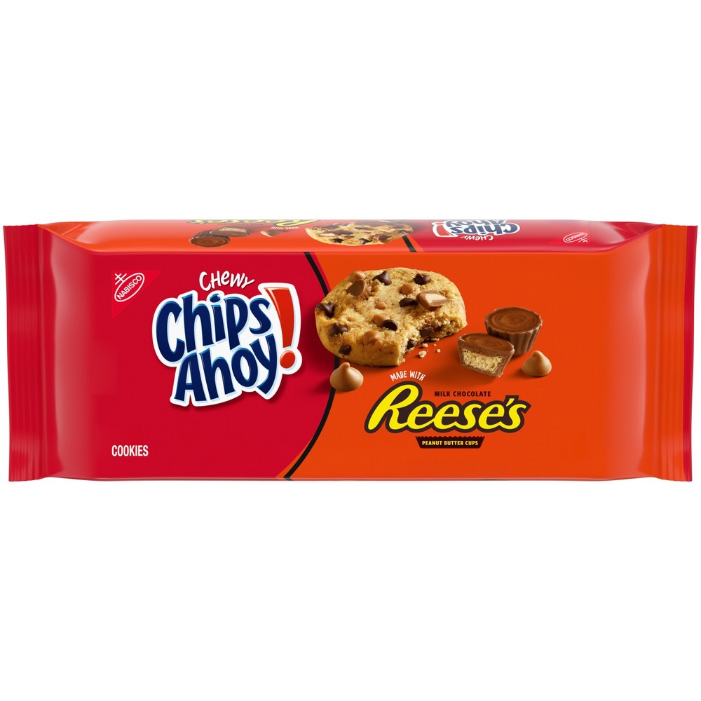 UPC 044000029913 product image for Chips Ahoy! Chewy Chocolate Chip Cookies With Reese's Peanut Butter Cups - 9.5oz | upcitemdb.com