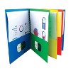 BAZIC Products® 8-Pocket Folder, Assorted Colors, Pack of 6 - 3 of 4
