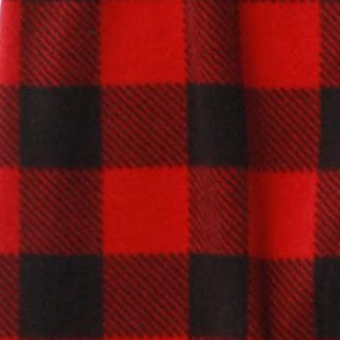 red buffalo plaid jogger
