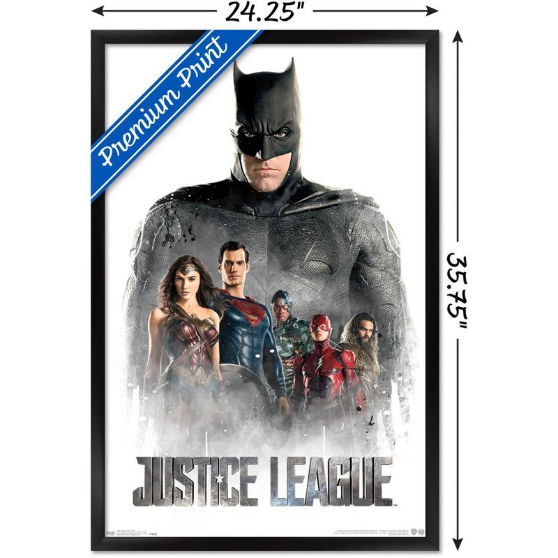 Trends International DC Comics Movie - Justice League - Characters in Mist Framed Wall Poster Prints, 3 of 7