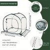 Mini Transparent Pop Up Greenhouse for Indoor and Outdoor Backyard Gardens - Portable Large Space and Durable - 3 of 4
