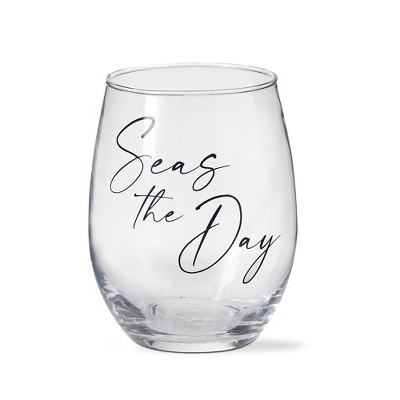 tagltd Seas The Day Stemless Wine