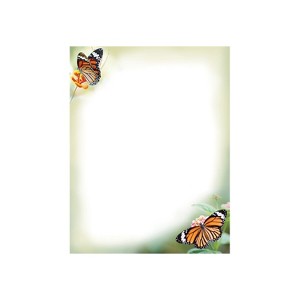 Great Papers Monarch Butterflies Letterhead Multicolor 50/Pack (2023065) - 1 of 1