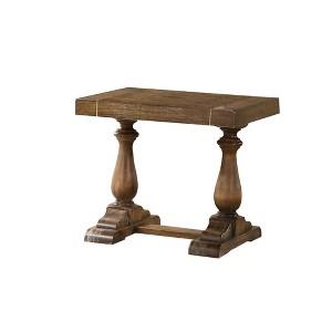 Best Master Furniture,Amy 27" Transitional Wood End Table - 1 of 3