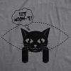 Womens Let MeowT Maternity T Shirt Funny Cat Lady Pet Lover Pregnancy Tee - Crazy Dog Maternity T Shirt - 3 of 4
