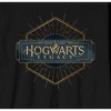 Hogwarts Legacy Hexagon Logo Crew Neck Long Sleeve Men's Black Tee - 2 of 3