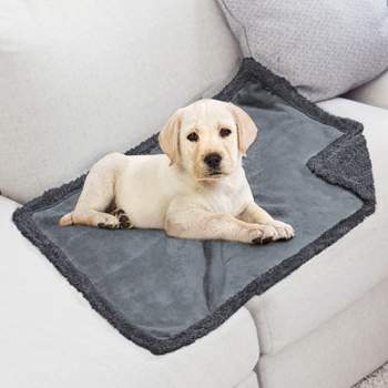 Kritter Planet Waterproof Blanket for Dogs, Pee Proof High Pile Fleece Reversible Cover for Couch or Bed, Liquid Proof Furniture Protector for Animals