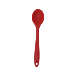 Unique Bargains Spoon Hand Wash Only Small Mixing Spoon Silicone 8.1" 1 Pc - 1 of 4