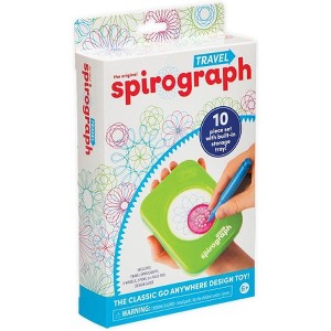 Spirograph Travel Art Activity Kit, Create Countless Designs On The Go, Ages 5 and Up - 1 of 4