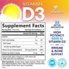 Vitamin D3 Gummies - Extra Strength 125mcg 5000IU Supplement for Adults and Kids - 60 Gummies;120 Gummies - 2 of 4