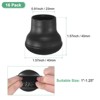 Unique Bargains Silicone Round Chair Leg Caps Floor Protectors 16 Pcs - 2 of 3