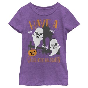 Girl's Star Wars Ghoulactic Halloween Stormtrooper T-Shirt - 1 of 4