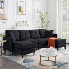 MAYEERTY 99.2" U-Shaped Modular Sectional Sofa - Storage Ottomans, Removable Washable Seat Covers, 2 Colors - 3 of 3