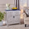 Sideboard Buffets Cabinet with Boho Style, Accent Storage Cabinet with 2 Relief Cabinet Doors, Modern Coffee Bar Cabinet for Living Room, Dinning Room - image 2 of 4