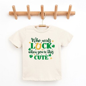 The Juniper Shop Who Needs Luck Toddler Short Sleeve Tee - 1 of 2