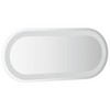 vidaXL LED Oval Bathroom Mirror - 27.6"x11.8", Wall-mounted, Glass, IP65 Waterproof, with USB Interface and Easy Installation Hooks - 4 of 4