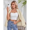 Women Business Casual Blazers with Lined Professional Work Suit Jacket with Pockets - 4 of 4