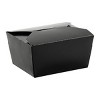 Inno-Pak 22 oz Paper Food Box Black #1 Size - Case of 180 - 2 of 3