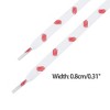 INSPIRE CHIC Scratch Pattern Colored Print Flat Shoelaces for Sneakers 1 Pair - 3 of 4