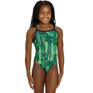 Sporti HydroLast Artsy Thin Strap One Piece Swimsuit (22-40) - 1 of 4