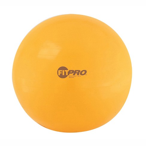 Champion Sports Fitpro Training Exercise Ball 75cm Yellow Target