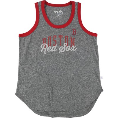 Touch by G-III Womens Red Sox Glitter Print Tank Top