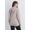Hello Miz Women's Casual Nursing Maternity Hoodie Sweatshirt - 3 of 4