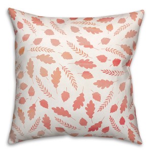 Creative Products Watercolor Leaf Pattern 18 x 18 Indoor / Outdoor Pillow - 1 of 3