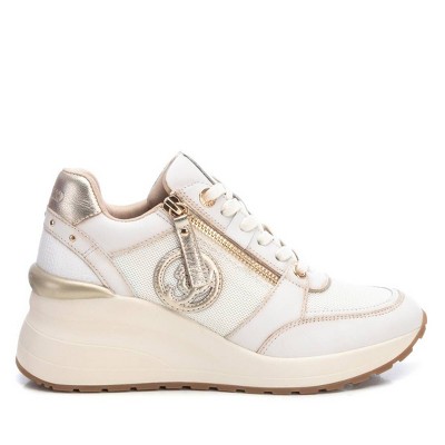 Carmela Leather Collection Women's Wedge Sneakers 161844