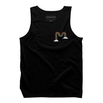 Men's Design By Humans Rainbow By DesignAzalea Tank Top