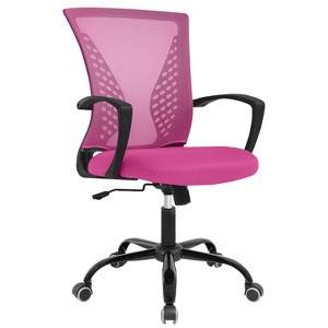 BestMassage Office Chair Mesh Desk Chair Computer Chair with Rolling Swivel and Lumbar Support Height Adjustable Task Chair for Home Office - 1 of 4