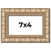 PosterPalooza | 7x4 Modern Bamboo Picture Frame, UV Acrylic, 5 Finishes - 2 of 4