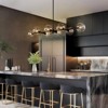 Rennnsan Delithra 18"W 8-Light Bubble Linear Glass Modern Dimmable Kitchen Island Pendant - 4 of 4