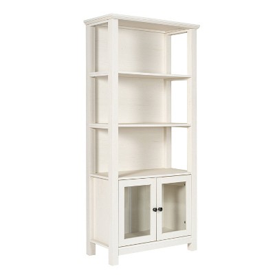 Taylor & Logan 87" Willis Modern Farmhouse Bookcase with Glass Door