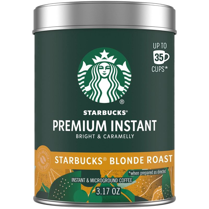 Starbucks Premium Blonde Light Roast Instant Coffee - 3.17oz, 1 of 12