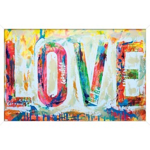 Trends International Ivan Guaderrama - Love 1 Framed Wall Poster Prints - 1 of 4