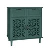 Okak Vintage Carved SideBoard Cabinet, Storage Cabinet with 3/2/0 Doors and 3/2/7 Drawers, Buffet Cabinet for Dining Room, Living Room - 3 of 4