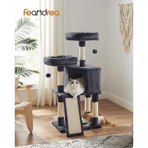 Feandrea 45.3″ H Cat Tree Cat Tower, Multi-Level Cat Play House, Climbing Tree - 1 of 4