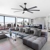 Airsurfer Celiling Fan with Light, 72 Inch Modern Ceiling Fan with Light and Remote, Reversible DC Motor, 6 Speeds, Timer, Ceiling Fan for Livingroom - 2 of 4