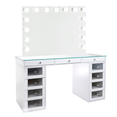 Impressions Vanity SlayStation® Pro 2.0 Tabletop + Vanity Mirror + 4 Drawer Units Bundle