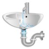SinkShroom® (Clear) The Hair Catcher That Prevents Clogged Bathroom Sink Drains from TubShroom - 3 of 4