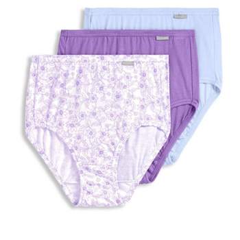 Jockey Women's Plus Size Elance Hipster - 6 Pack 9 Deep Plum/lavender  Belvedere Stripe/bella Floral : Target