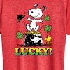 Women's - Peanuts - Lucky Short Sleeve Graphic T-Shirt - 2 of 4